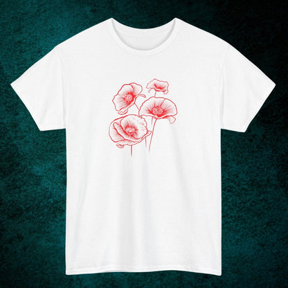 Poppy Flowers Tee