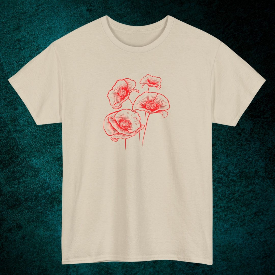Poppy Flowers Tee
