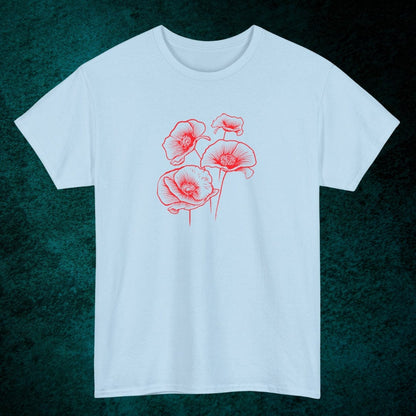 Poppy Flowers Tee