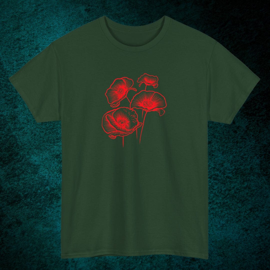 Poppy Flowers Tee